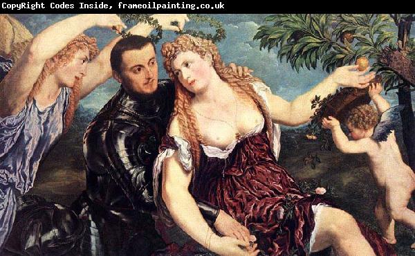 Paris Bordone Allegory with Lovers